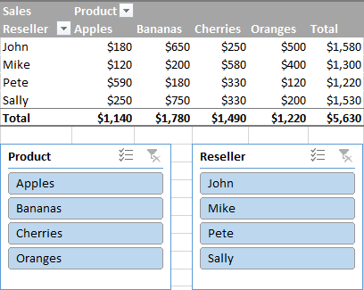 excel for mac 2016 slicers