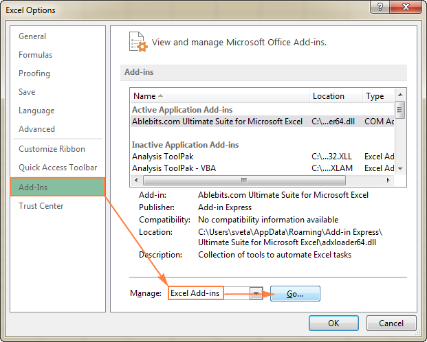 where to find quick analysis tool in excel 2013