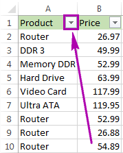 sum a column in excel