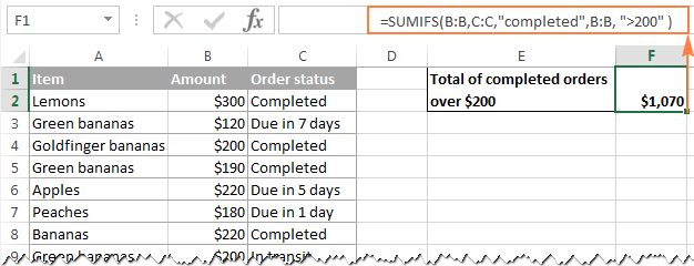 how to sum a column in excel 2003