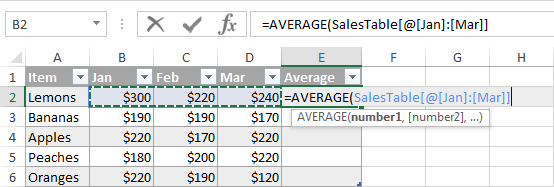 Excel table: how to create, use, format and remove