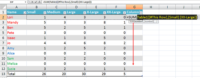 formulas sorting excel tables with vs. Excel Excel Range is Table better?  which