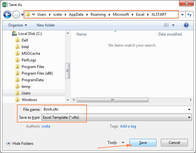 how to make an excel template