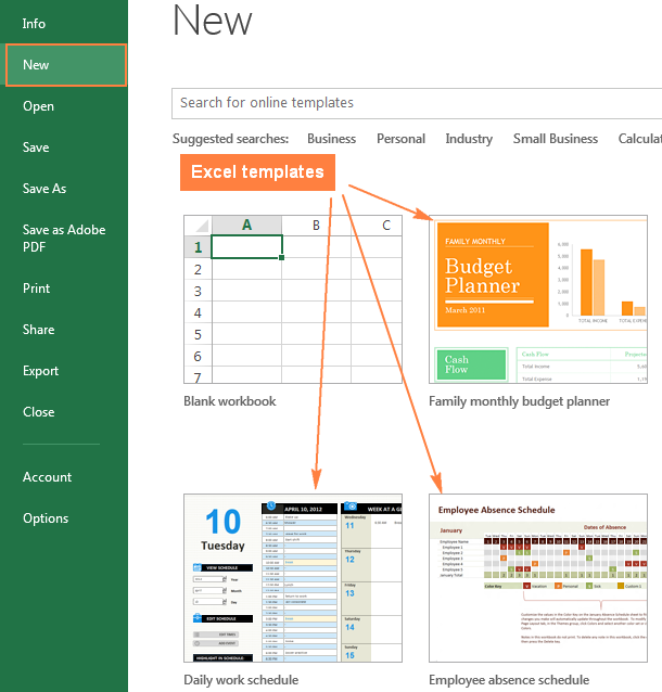Excel Templates How To Make And Use Templates In Microsoft Excel