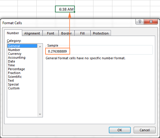 shortcut key for time with seconds in excel