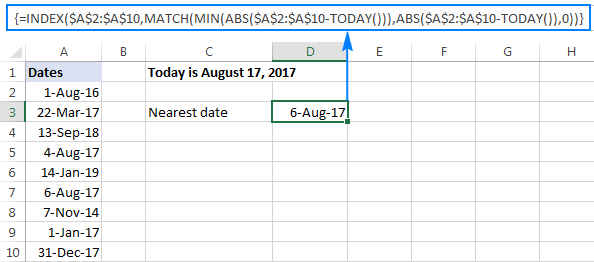 auto insert current date in excel