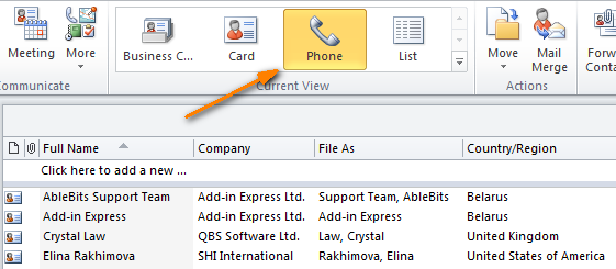 how to export contacts from outlook 2010