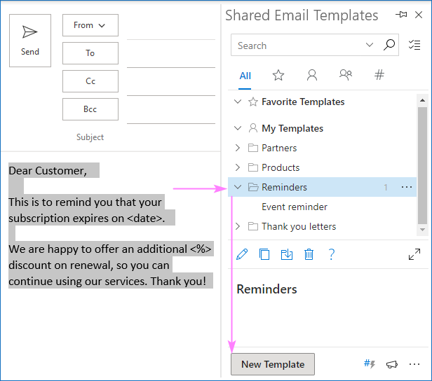 create-outlook-email-template-with-fillable-fields-variables-and-dropdown