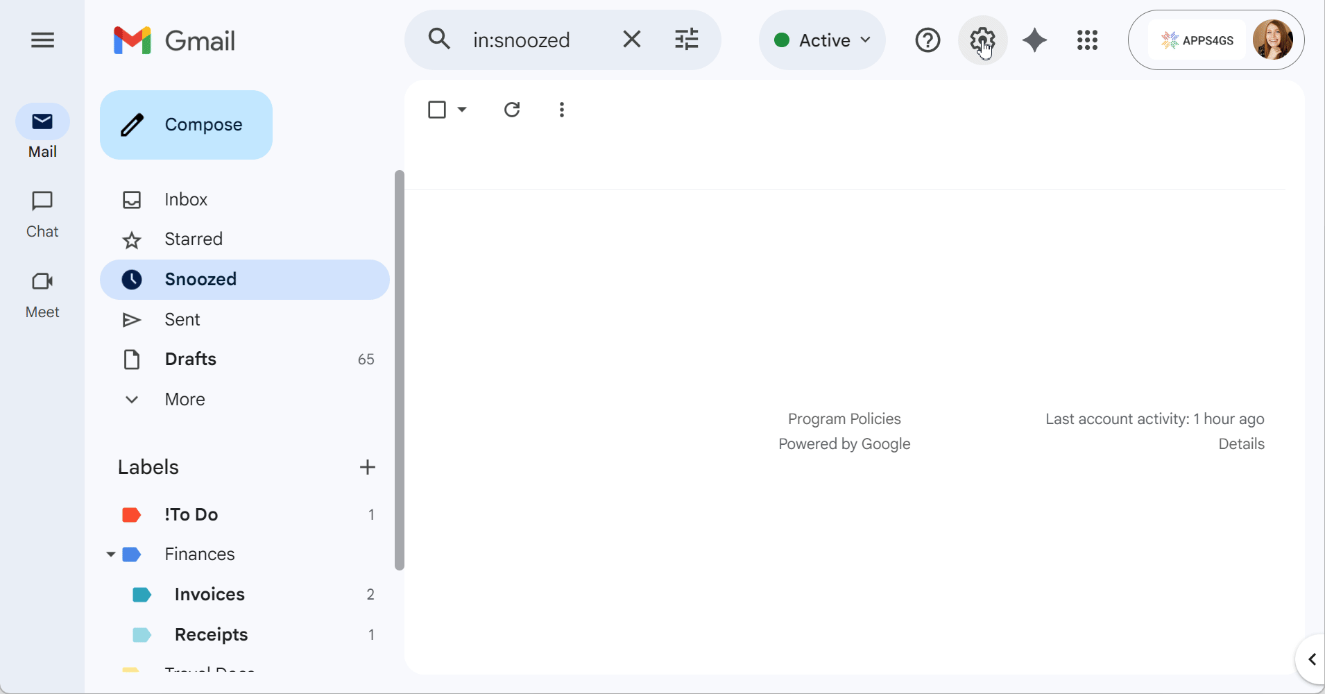 An animated guide showing how to change the Gmail inbox view to Unread First.