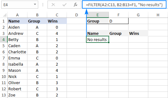 Excel Filter Function Dynamic Filtering With Formulas