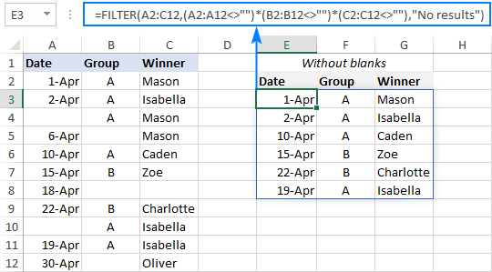 Excel Filter Function Dynamic Filtering With Formulas Ablebits Com