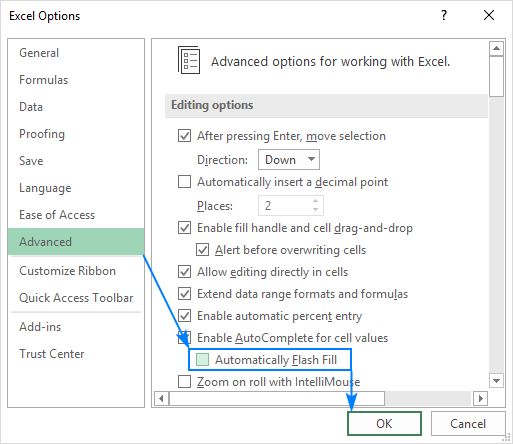 Developer For Excel 2016 Autocomplete Drop Down