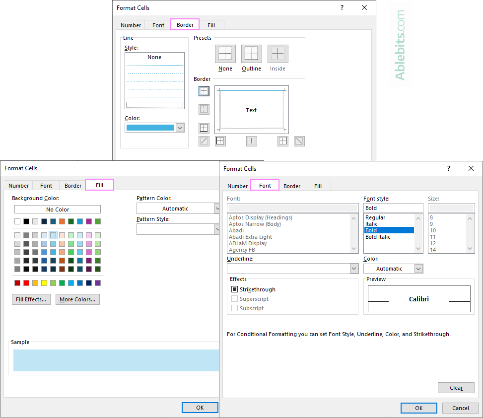 Format the grand total row in the PIVOTBY output.