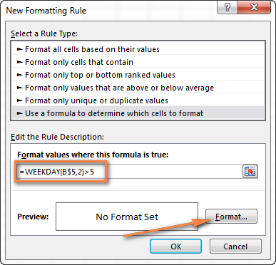 date conditional formating excel for mac