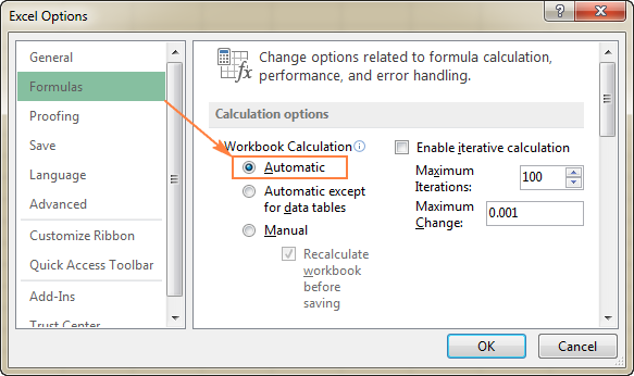 how to enable editing in excel 2010 for formula bar