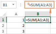 When a space or apostrophe precedes the equal sign, Excel treats the cell contents as text and does not evaluate the formula.