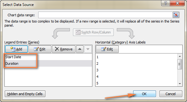 Empty Gantt Chart