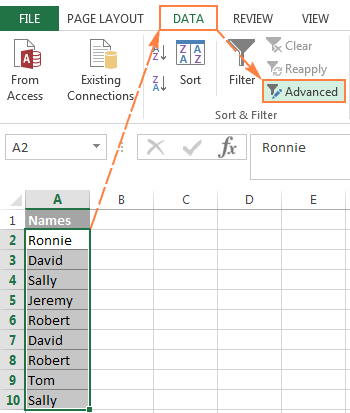 unique excel values in extract to how unique & of in list Get / extract values Excel distinct a