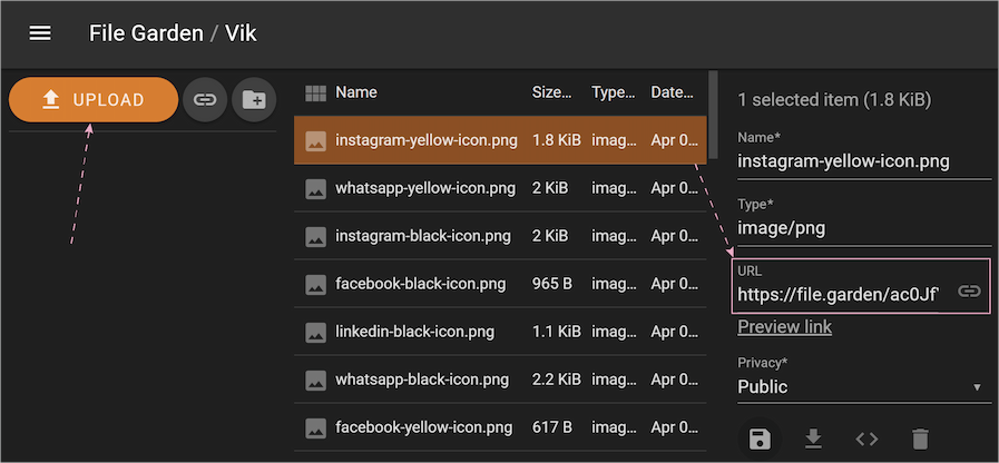 Using image hosting for signature photos.