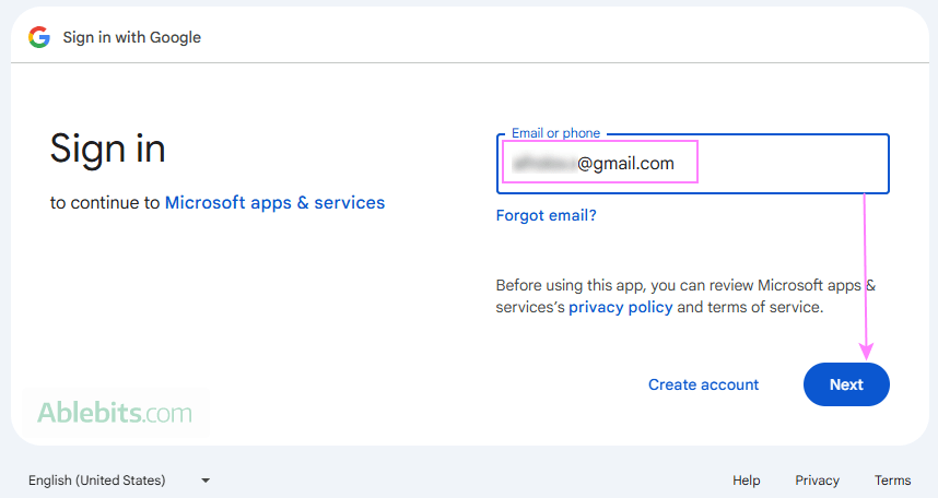 Verify your Gmail address.