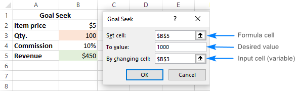 where is goal seek in excel for mac