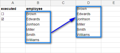 Copy the values to additional column