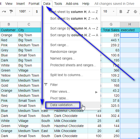 how to insert a checkbox in google sheets