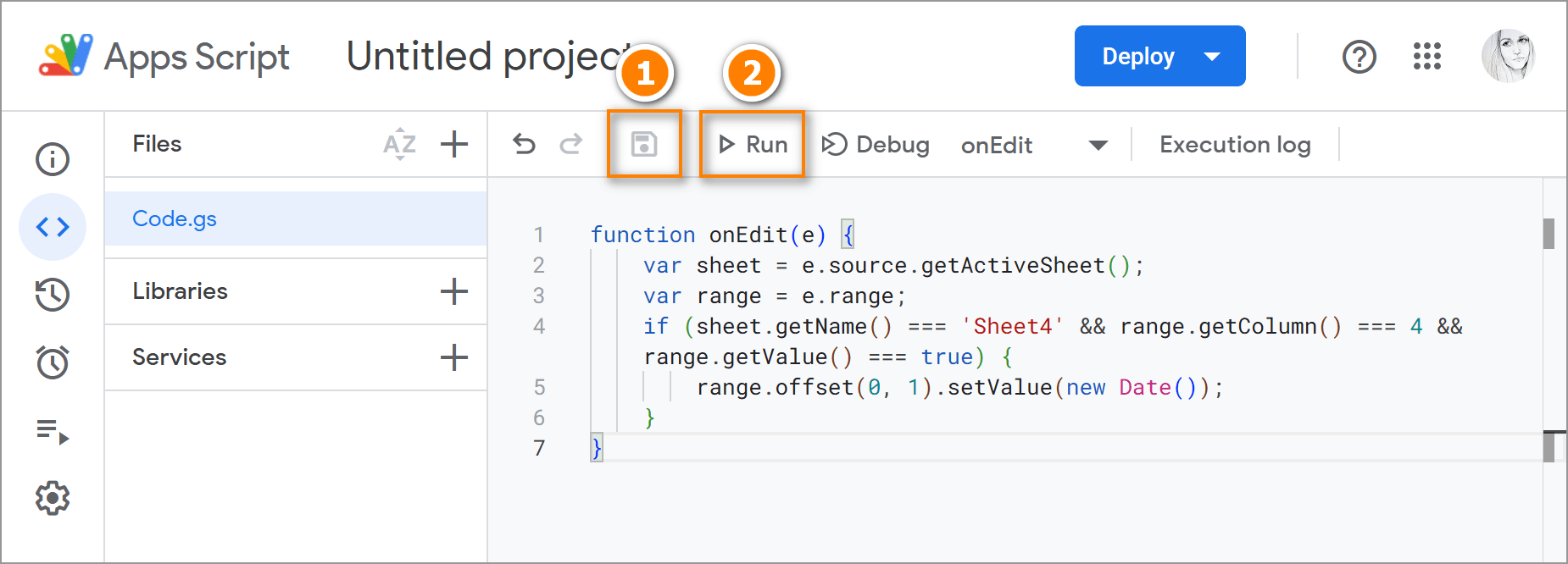 Save and enable the script for your Google Sheets checkboxes.