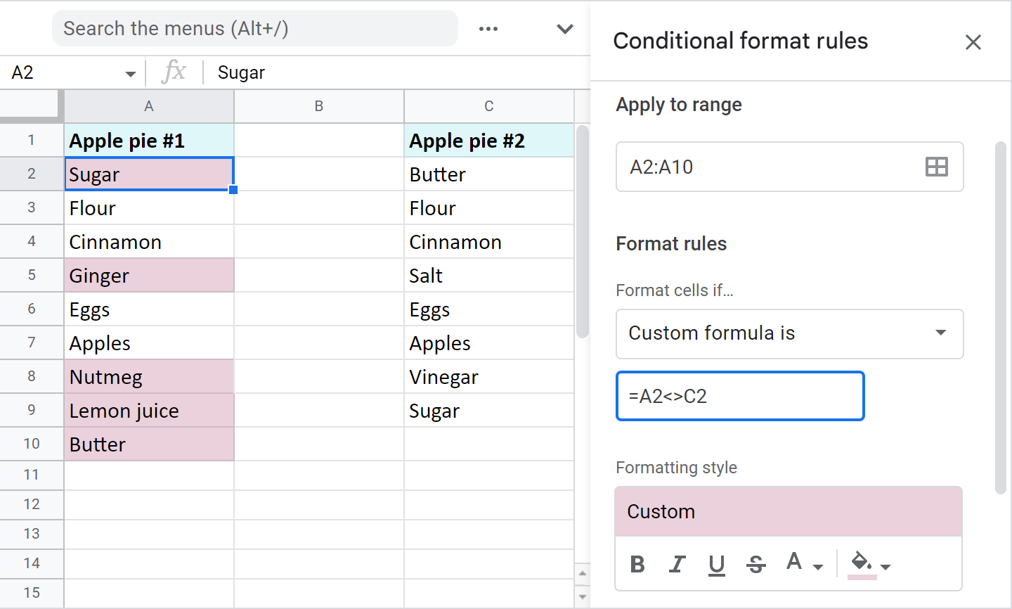 compare-data-in-two-google-sheets-or-columns-for-matches-and-differences