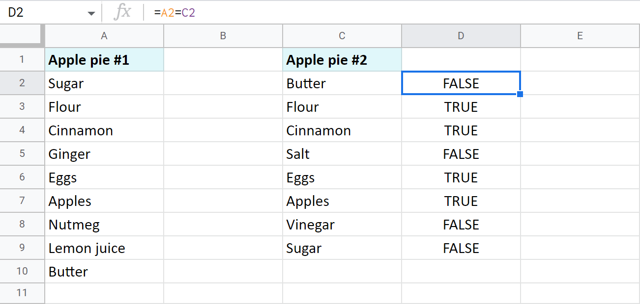 How to Compare Two Lists in Excel - Top 6 Methods