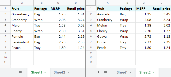 How To Match Data In Google Sheets