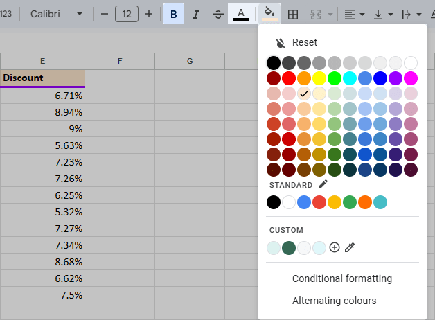 Only guide you need to make a table in Google Sheets