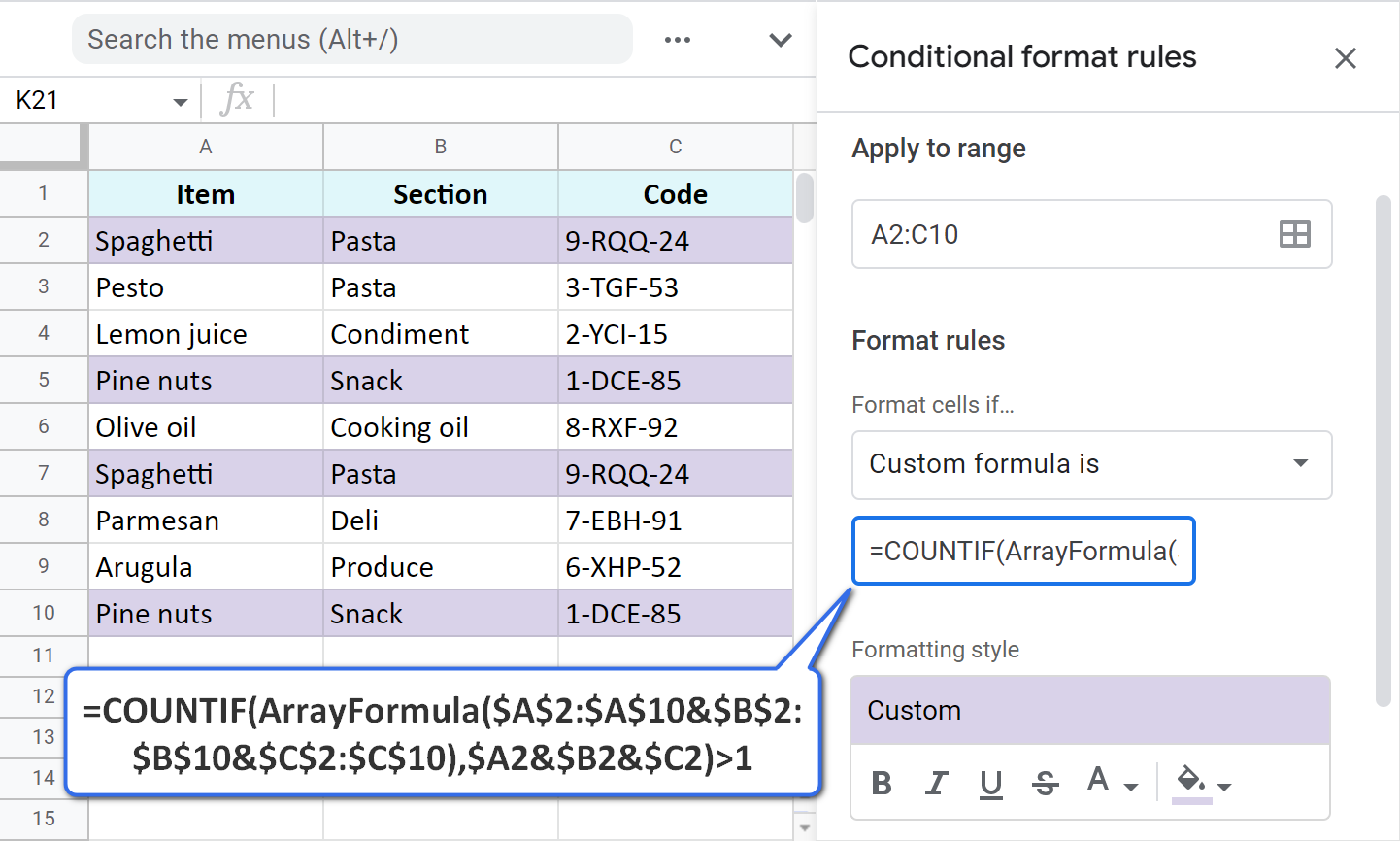 z-druhej-ruky-portova-kopec-google-spreadsheets-highlight-duplicates