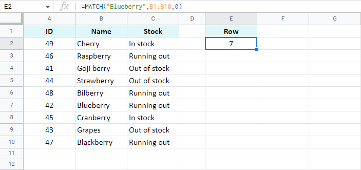 Index Match In Google Sheets Another Way For Vertical Lookup