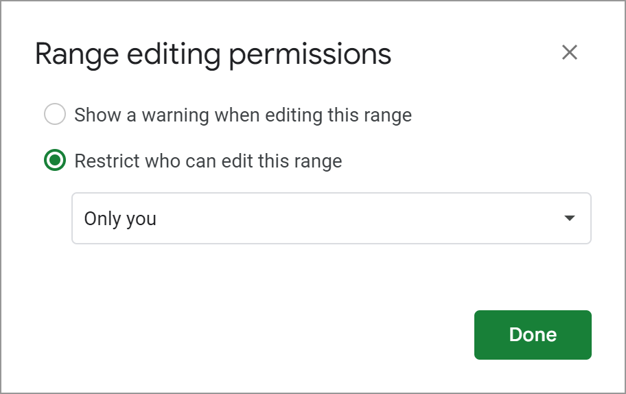 Show a warning or restrict editing.