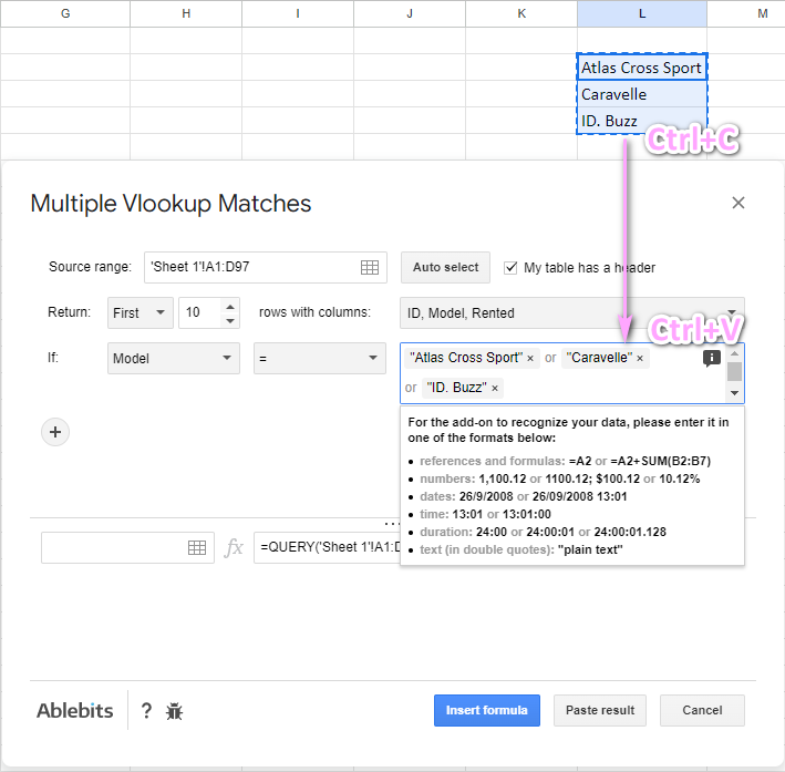 Power Tools for Google Sheets V1.16 Release notes