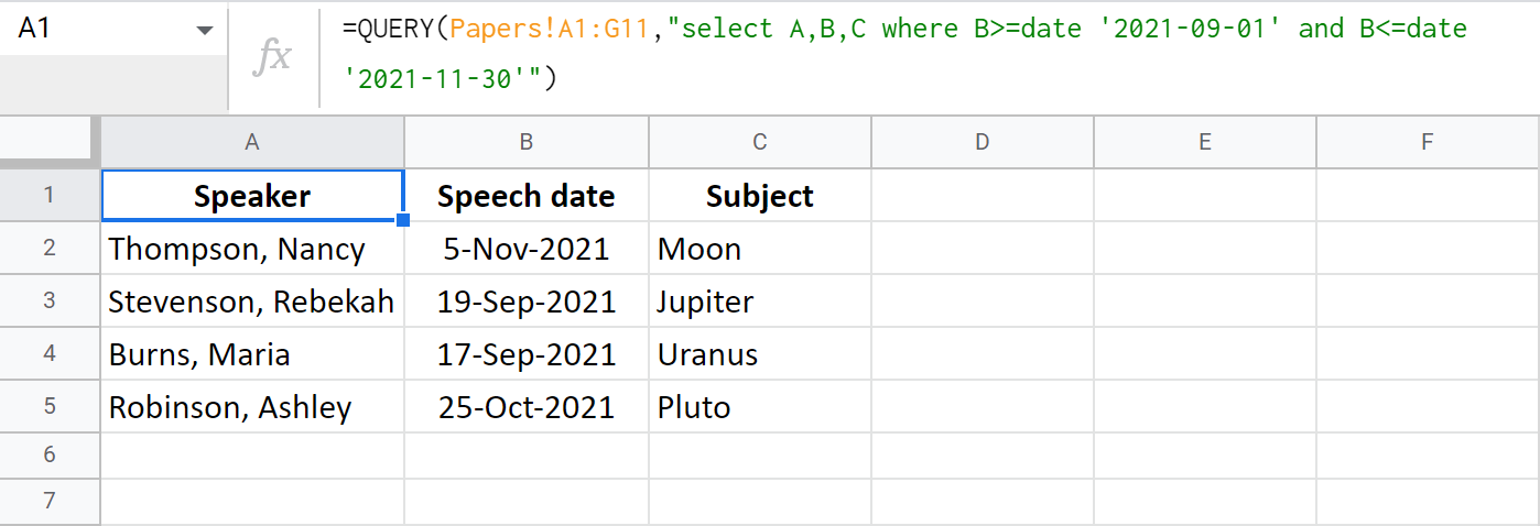 Combine several conditions with AND logic.