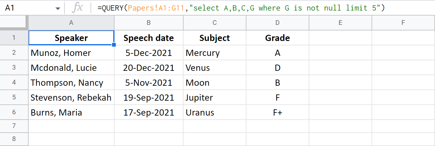 Pull a specific number of rows from the beginning.