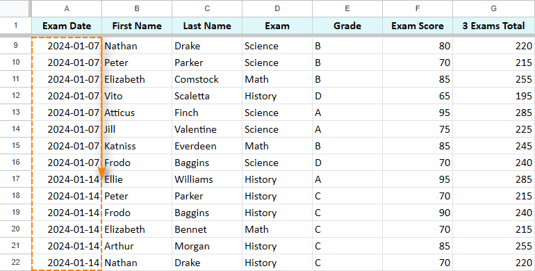 All you need to know to sort any data in Google Sheets