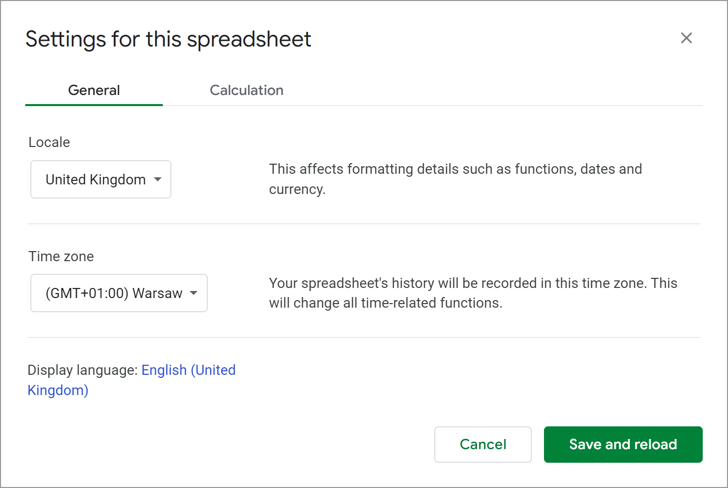 Check your spreadsheets locale.