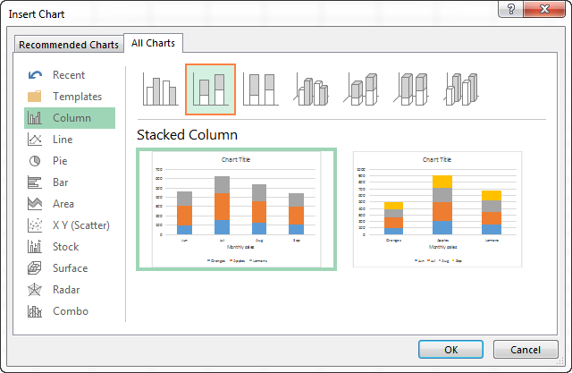 Excel Create Chart Sheet