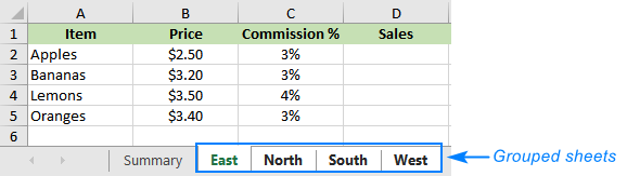 how to group and ungroup worksheets in excel