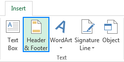 excel for mac footer header graphic