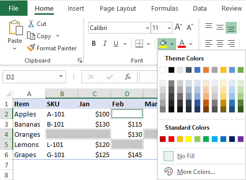 show blanks to zero excel for mac