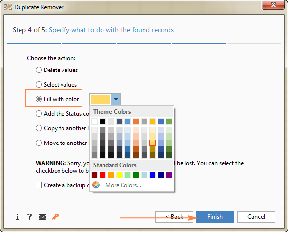 identify differences in columns in excel for mac