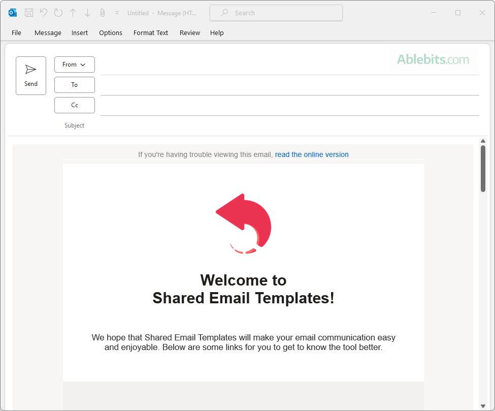 C ch Ch n M HTML V o Email Outlook How To Insert HTML Into Outlook