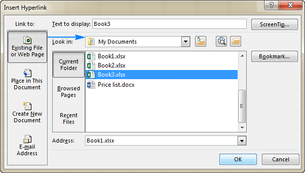 ms word create table of contents vs bookmark vs hyperlink