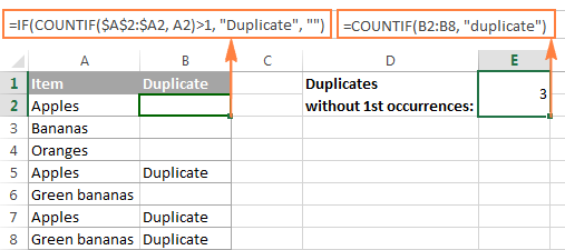 Count the total number of duplicates in a column.