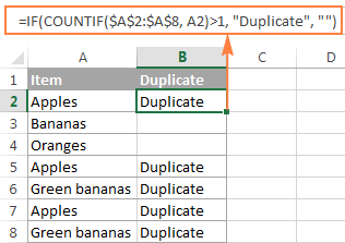 excel find duplicates in each row