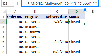 If And In Excel Nested Formula Multiple Statements And More